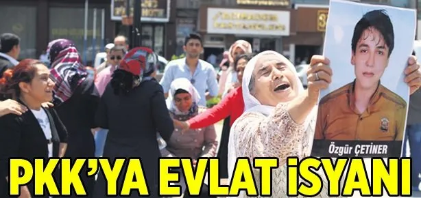PKK’ya evlat isyanı!