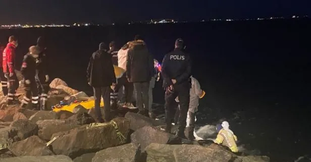 SON DAKİKA: Kartal Sahili'nde kan donduran görüntü: Kayalıklara sıkışmış halde ceset bulundu