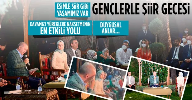Başkan Erdoğan gençlerle şiir programında buluştu