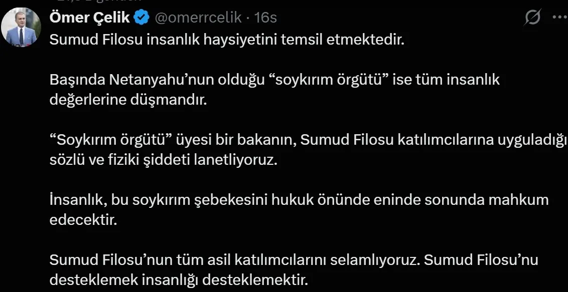İsrail'den Sumud aktivistlerine insanlık dışı müdahale! Ben-Gvir'den provokasyon: Sosyal medyadan yayımladı-5