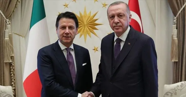 Son dakika: Başkan Erdoğan İtalya Başbakanı Giuseppe Conte ile görüştü