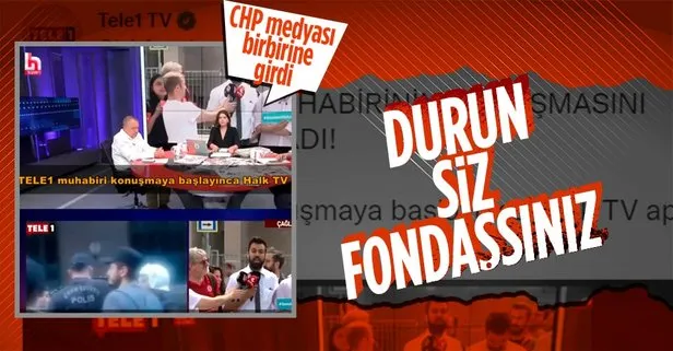 Bir kavga da CHP medyasında: TELE 1 ve Halk TV birbirlerine girdi