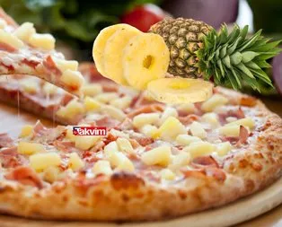 En kolay, lezzetli, az malzemeli ananaslı pizza Hawaiian tarifi!