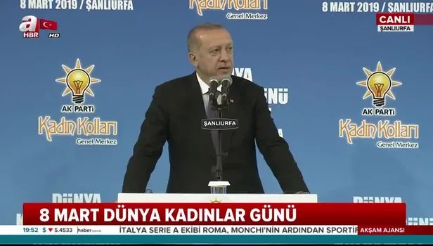 Başkan Erdoğan'dan 8 Mart Dünya Kadınlar Günü programında önemli açıklamalar