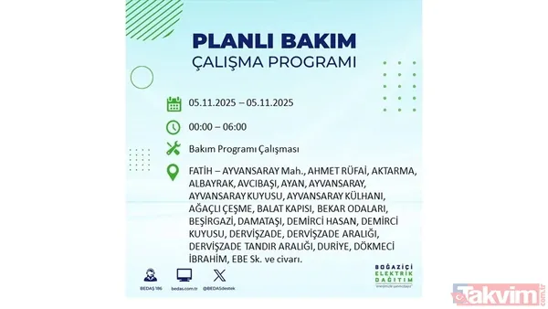 İstanbul'da yaşayanlar dikkat: Evinizde bir süre olmayacak! İlçe ilçe saat açıklandı - 20