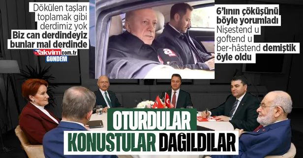 Başkan Erdoğan 6'lı koalisyonun dağılışını yorumladı: Biz yol haritamız üzerinden çalışmalara devam ediyoruz