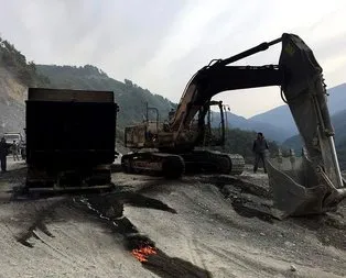 Teröristler Amanos’ta iş makinelerini yaktı