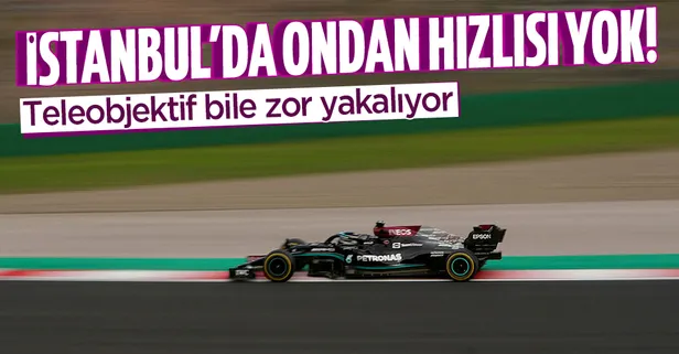 İstanbul'da arka arkaya rekorlar! Hamilton Formula 1 İstanbul Park tarihinin en hızlı pilotu oldu