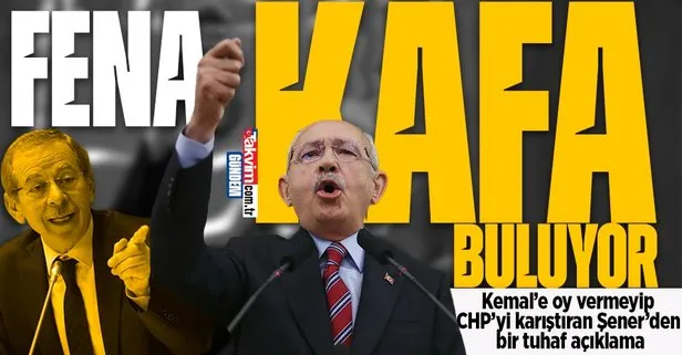 Kemal Kılıçdaroğlu’na oy vermediğini söyleyen Abdüllatif Şener’den tuhaf açıklama: Kafa bulmak için söyledim