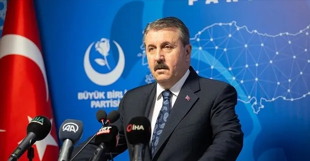 BBP Genel Başkanı Mustafa Destici'den 'İstanbul' açıklaması: "Aday göstermeme eğilimindeyiz"