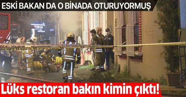 Arnavutköy’de yanan lüks restoranın sahibi ‘organize suç örgütü lideri’ Yakup Süt çıktı! Saadettin Tantan da o binada oturuyormuş!