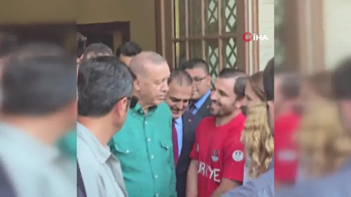 Başkan Erdoğan Cuma namazını Muğla Millet Camii'nde kıldı