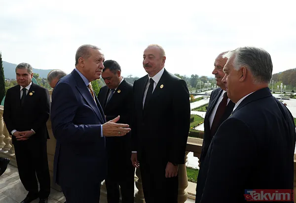 Azerbaycan'da "Türk" zirvesi! Aliyev Başkan Erdoğan'ı böyle karşıladı - 25