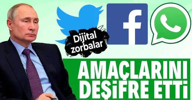 SON DAKİKA: Rusya Devlet Başkanı Vladimir Putin’den Facebook WhatsApp Twitter mesajı: Devletlerle rekabet ediyorlar