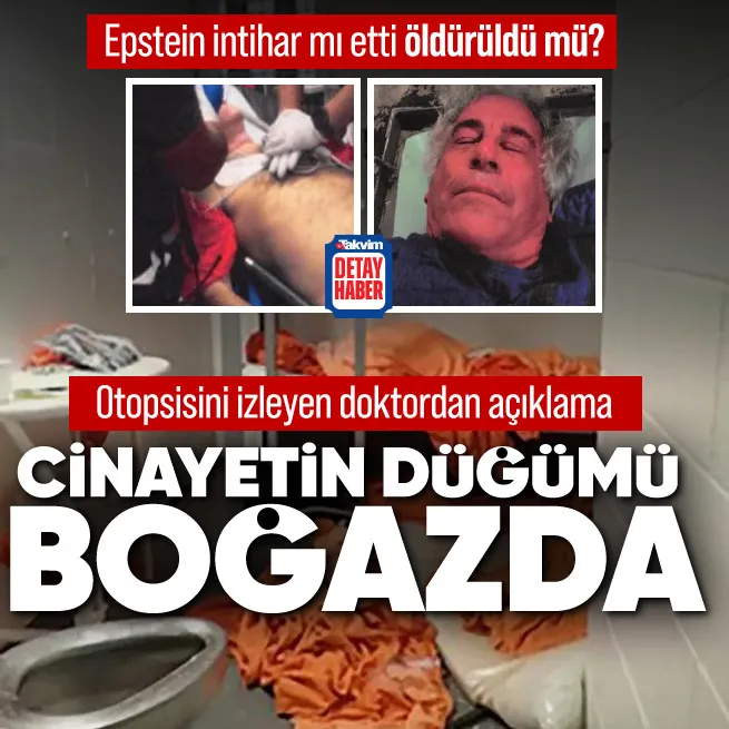 Epstein intihar mı etti öldürüldü mü? Otopsisini inceleyen doktordan açıklama