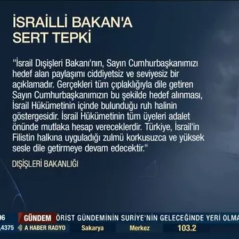 İsrailli Dışişleri Bakanı Katz’dan hadsiz Başkan Erdoğan paylaşımı! Türkiye’den sert tepki: Ciddiyetsiz ve seviyesiz!