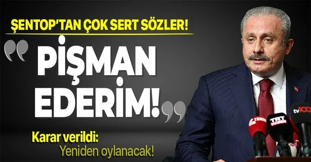Son dakika: Güvenlik soruşturması gerilimi! TBMM Başkanı Mustafa Şentop’tan CHP’li Özgür Özel’e sert cevap: Pişman ederim!