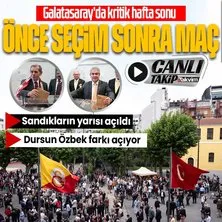 Galatasaray’da seçim günü: Dursun Özbek ve Süheyl Batum yarışıyor! Sandıkların yarısı açıldı