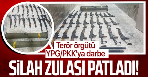 Terör örgütü YPG/PKK'nın Azez'de sivillere yönelik saldırılarda kullanacağı 2 TOW füzesi ve çok sayıda silah ele geçirildi!