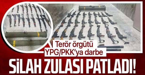 Terör örgütü YPG/PKK’nın Azez’de sivillere yönelik saldırılarda kullanacağı 2 TOW füzesi ve çok sayıda silah ele geçirildi!