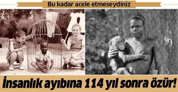 ABD’de Ota Benga’ya yapılan insanlık ayıbına 114 yıl sonra özür geldi!