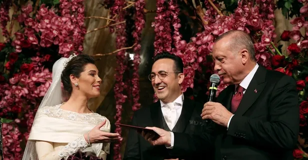 Başkan Erdoğan nikah şahidi oldu (THY Yönetim Kurulu Başkanı İlker Aycı, Tuğçe Saatman ile evlendi)