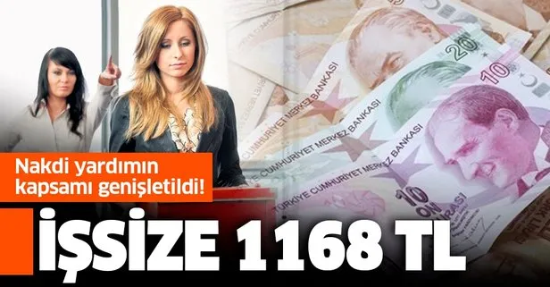 İşsize 1168 TL
