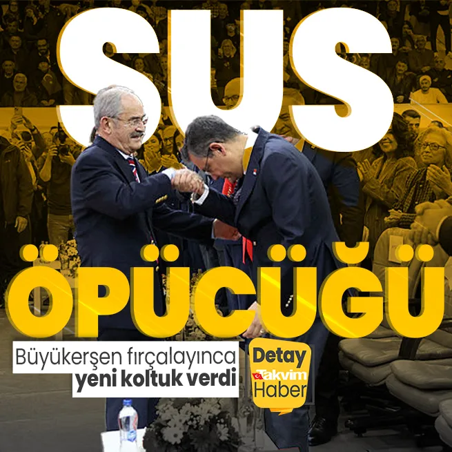 Yılmaz Büyükerşene sus öpücüğü! Özgür Özel yeni koltuk verdi