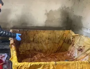 İzmir'de mide bulandıran görüntüler! Salça alırken bir kez daha düşünün! Hayvan çiftliğinde üretim! Tam 20 ton