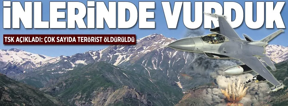 PKK’lı kalleşleri inlerinde vurduk