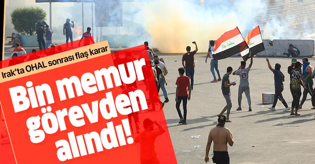 Irak'ta yolsuzlukla suçlanan bin memur görevden alındı