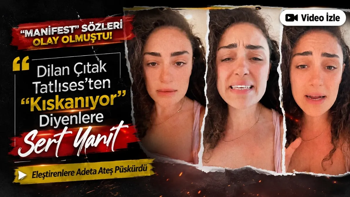 Dilan Çıtak Tatlıses'ten Manifest tepkisi: "Defolun gidin!"
