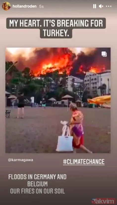 Dünyaca ünlü isimler orman yangınlarının ardından Türkiye’ye destek oldu! Paylaşımlar peş peşe geldi Dua Lipa, Bella Hadid, Inna... - 8