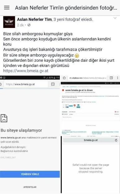 Turk Hackerlardan Avusturya Ya Ambargo Takvim