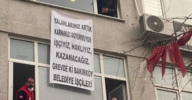 CHP’li Bakırköy Belediyesi’nde grev büyüyor! İşçiler CHP binasını bastı