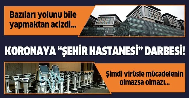 Şehir hastanelerinden mücadeleye büyük destek