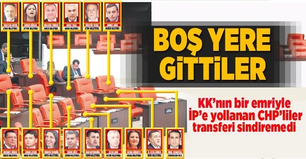 Boş yere gittiler!
