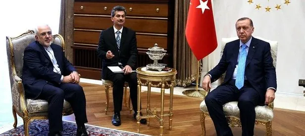 Cumhurbaşkanı Erdoğan, Cevad Zarif’i kabul etti