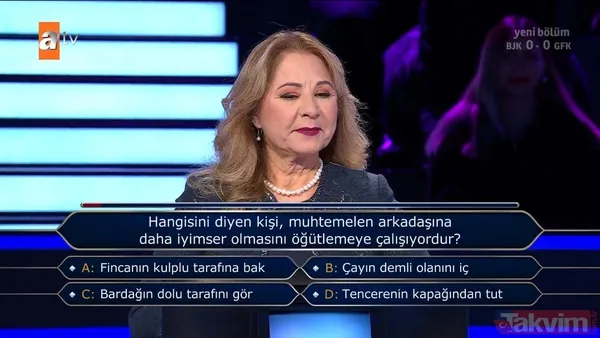 Kenan İmirzalıoğlu Kim Milyoner Olmak İster'de sordu: Dikkat çeken Cumhuriyet ve Atatürk sorusu - 9