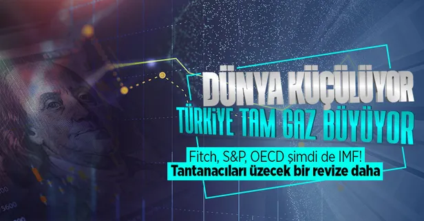 Dünyada resesyon krizi Türkiye'de ekonomik büyüme! IMF beklentileri revize etti