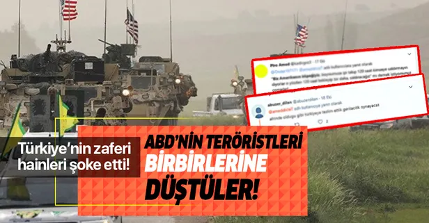 Türkiye'nin zaferi PKK/YPG'li teröristleri birbirine düşürdü!