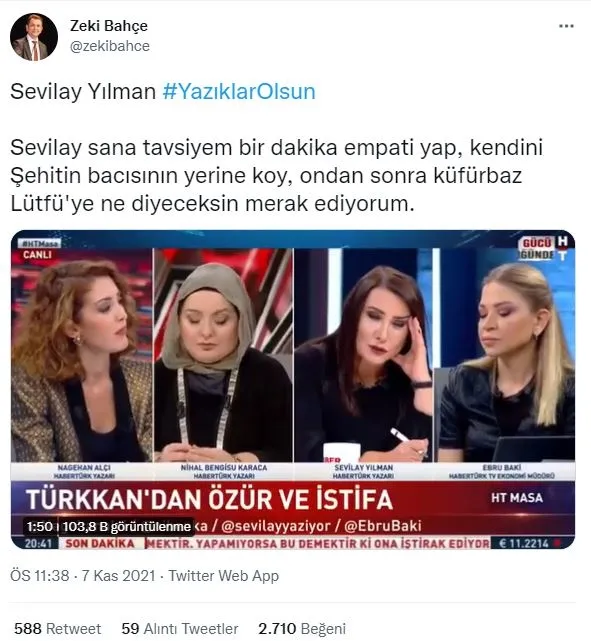 haberturkten-sevilay-yilman-sehit-yakinina-kufur-eden-turkkani-tam-bir-istanbul-beyefendisi-deyip-yere-goge-sigdiramadi-sosyal-medyada-tepkiler-durmuy-1636356443088.jpg Habertürk'ten Sevilay Yılman şehit yakınına küfür eden Türkkan'ı "Tam bir İstanbul beyefendisi" deyip yere göğe sığdıramadı! Sosyal medyada tepkiler durmuyor!-11