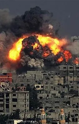 İşgalci İsrail yine saldırdı