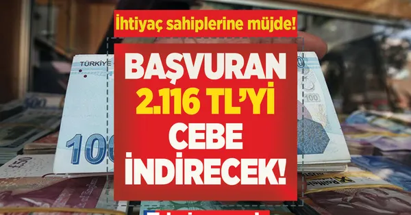 Paraya ihtiyacı olan ailelere ödeme yardımı yapılıyor! E-devletten başvuru ekranı aktif edildi! 2.116 TL hesaplara yatmaya başladı! 3 gün içinde...