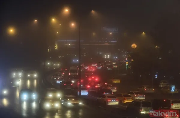 İstanbul'da sis etkisini artırdı! Görüş mesafesi düştü: O anlar havadan görüntülendi - 4