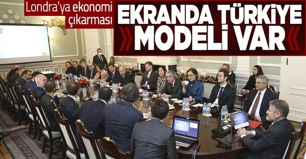 Hazine ve Maliye Bakanı Nureddin Nebati’den Londra çıkarması!  Türkiye Ekonomi Modeli’ni açıklamaya devam