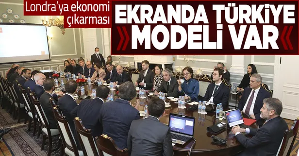 Hazine ve Maliye Bakanı Nureddin Nebati'den Londra çıkarması! "Türkiye Ekonomi Modeli'ni açıklamaya devam"