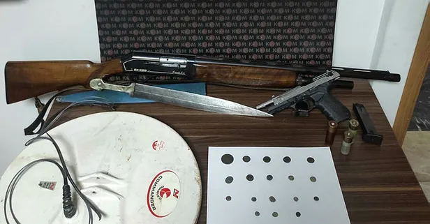 Tarihi eser operasyonu! 'lejyoner kılıcı' ele geçirildi