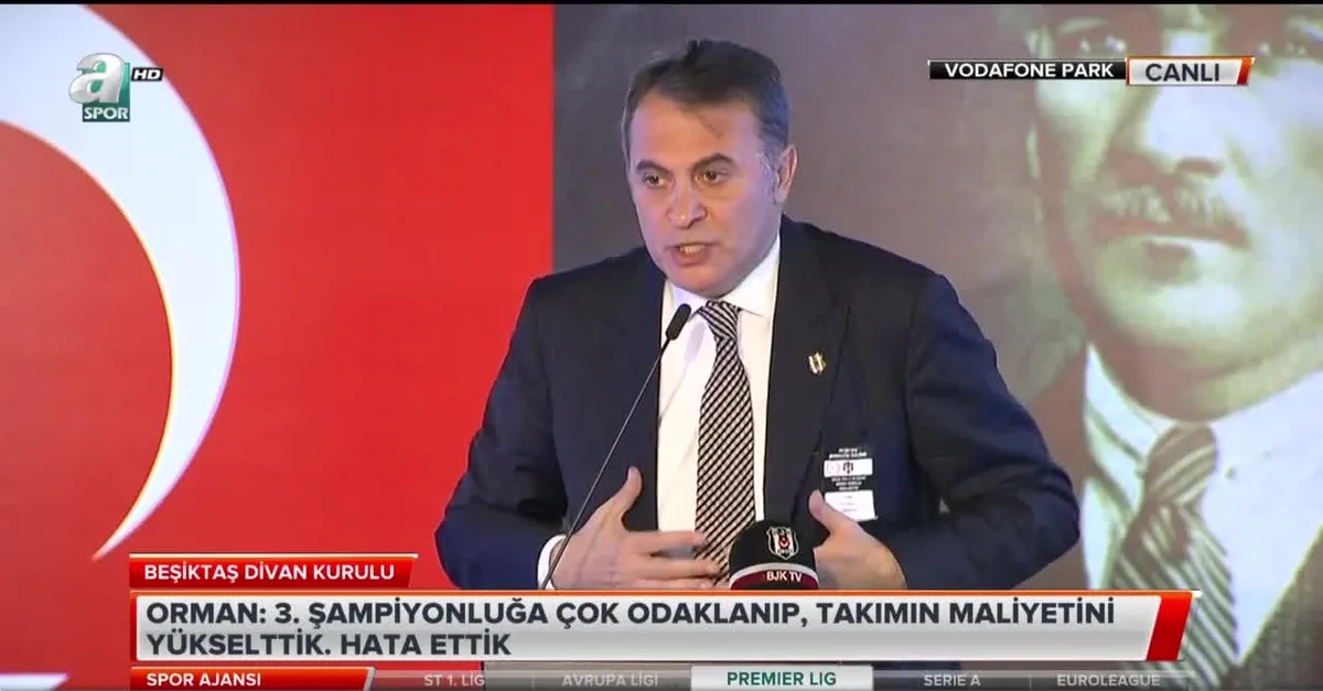Beşiktaş Divan Kurulu'nda olay! Fikret Orman...