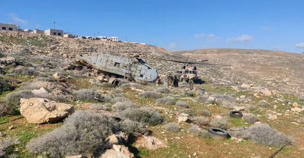 İsrail helikopteri kurtarma operasyonunda düştü! Black Hawk Batı Şeria’da yere çakıldı